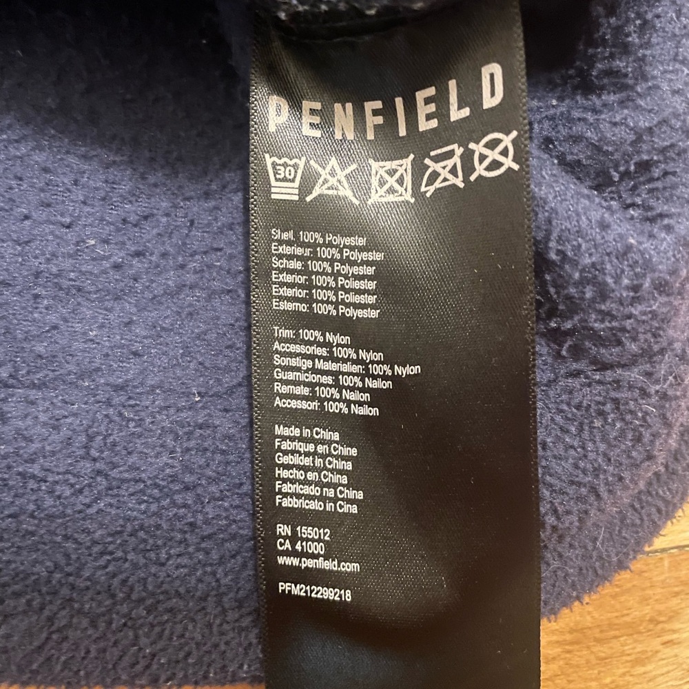 Men’s Fleece Penfield Hoodie in Sz L - Picture 11 of 11